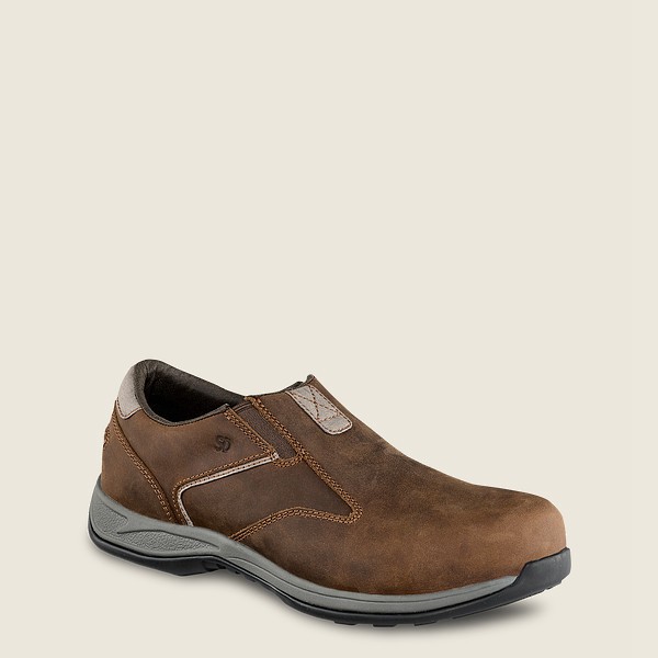 Red Wing Slip-On Hombre Marrom - Comfortpro - Soft Toe - 098-XWYCSV